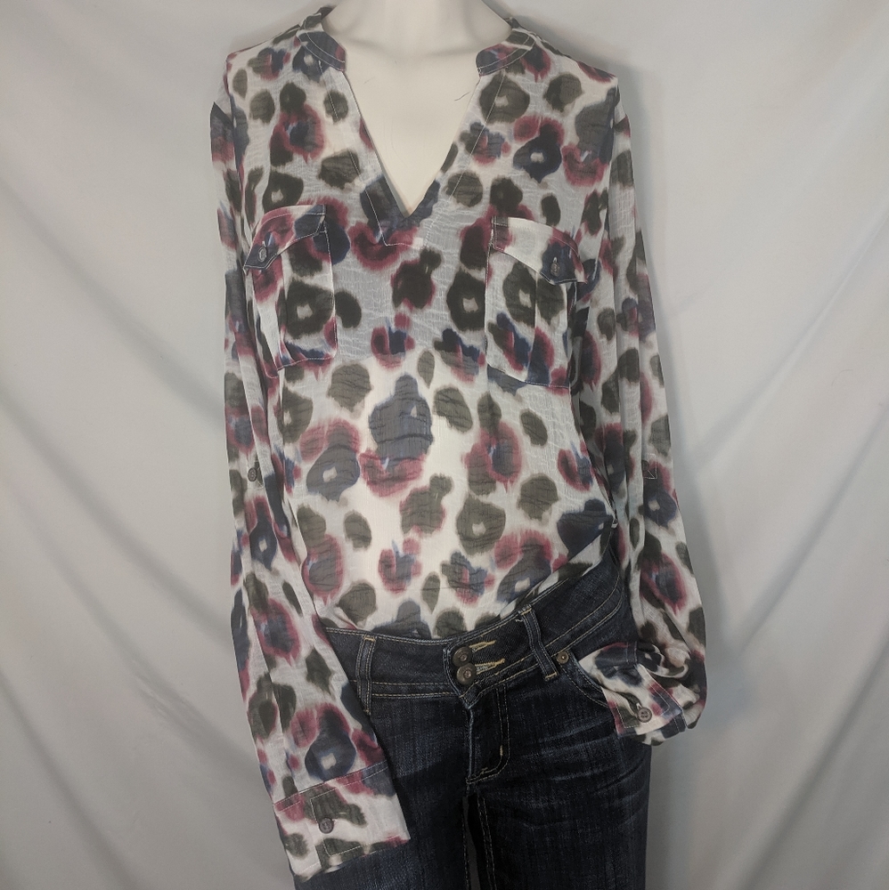 Two by Vince Camuto | mock collar | 3/4 option | M